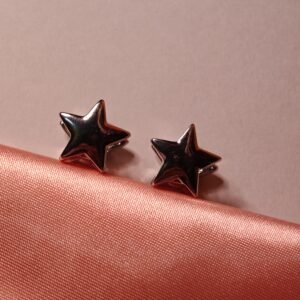 Aretes de estrella a presión