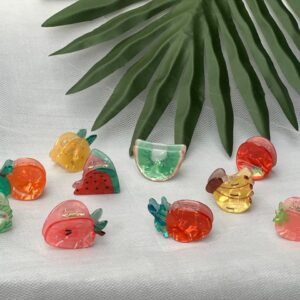 Caimanes con motivos de fruta
