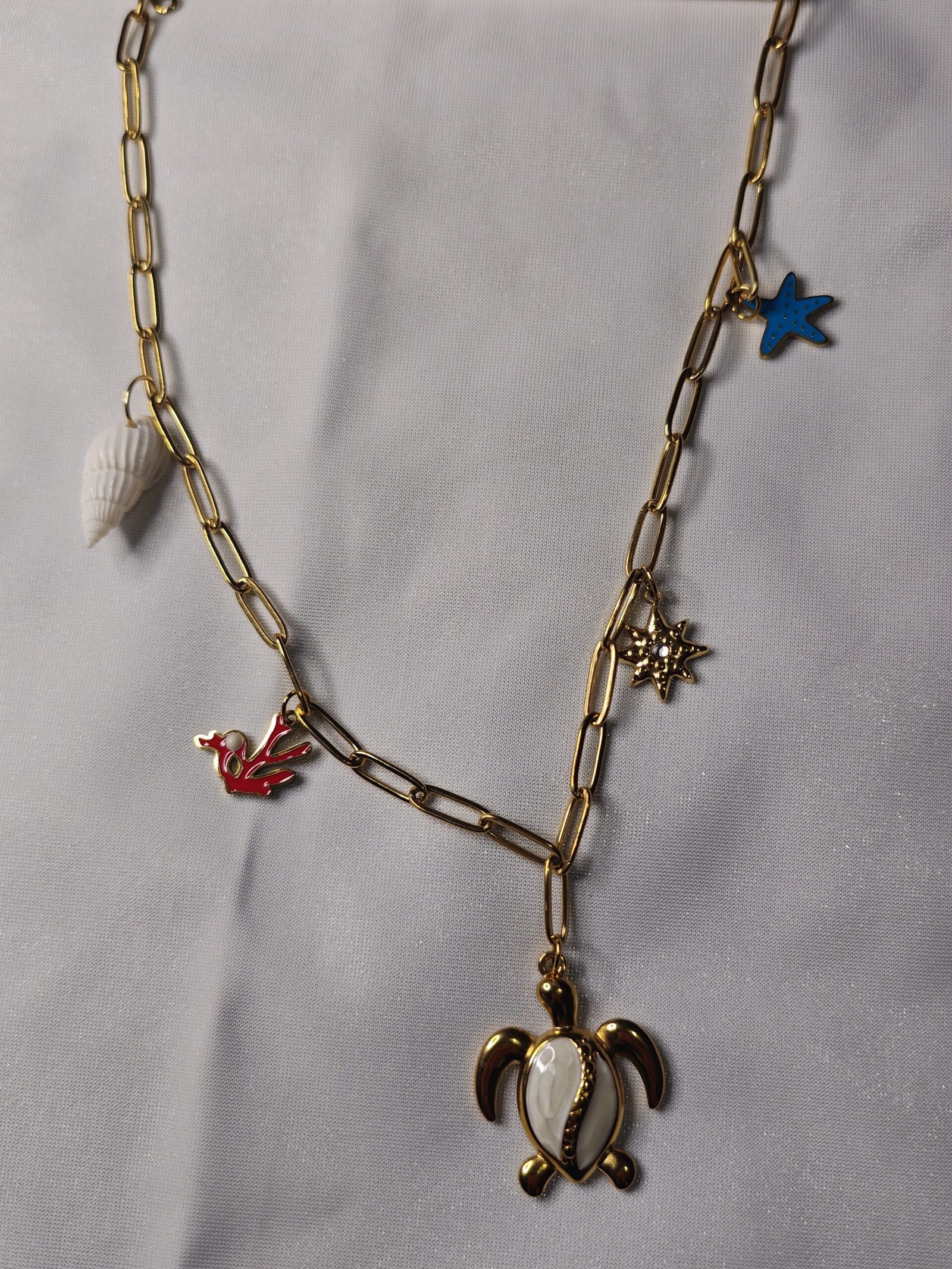 Collar tortuga acero inoxidable