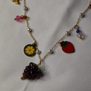 Collar frutas acero inoxidable